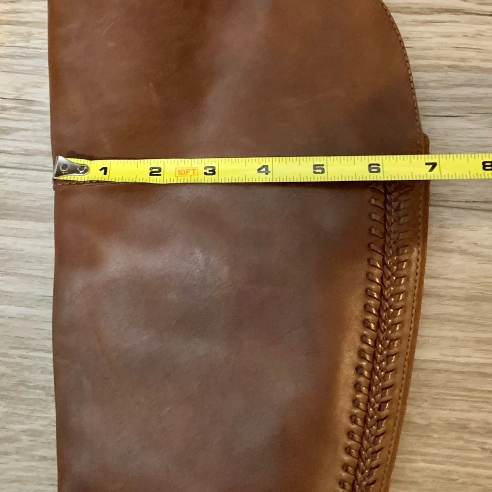 Vince Camuto Bendra Cognac Knee Leather Riding Boots 6.5M